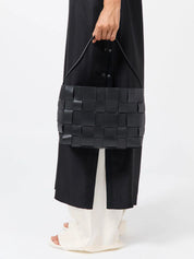 Woven Mini Tote Black