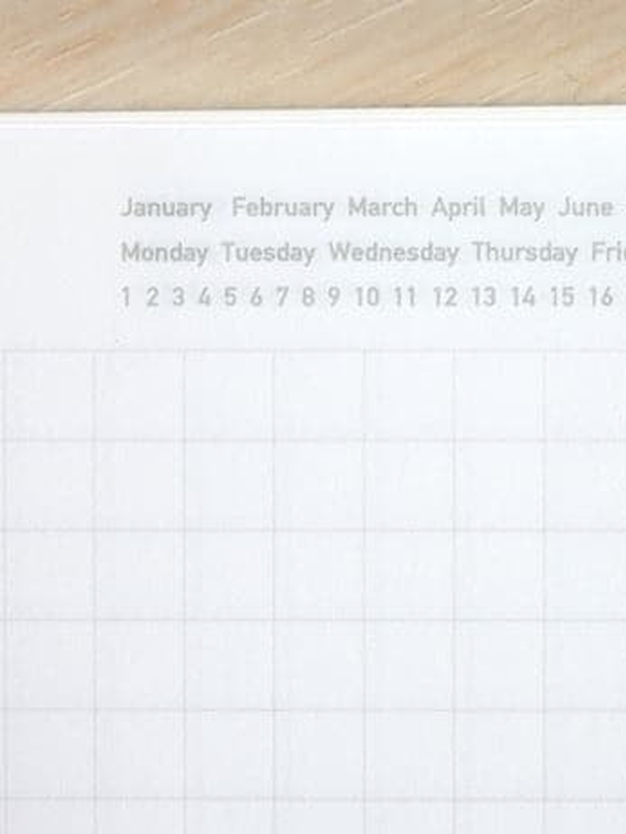 365 Days Notebook A6 Slim