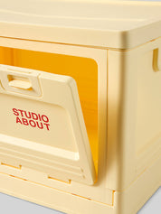 Studio About Box Hellgelb Detailansicht