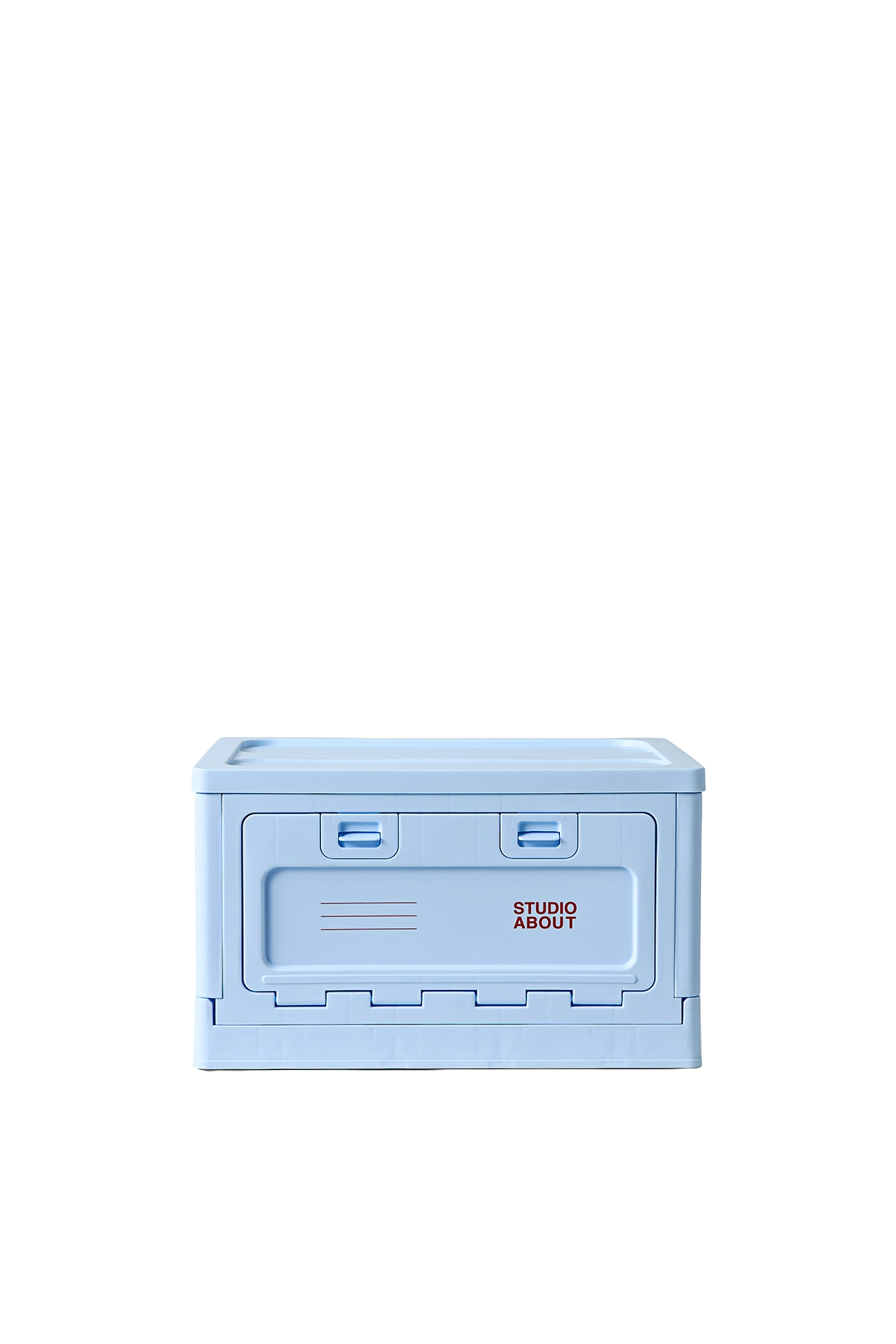 Studio About Box Medium Hellblau Frontansicht Freigestellt