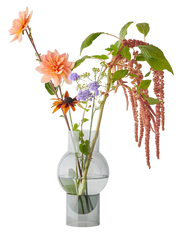 Studio About Bubble Tube Large Vase Grau Frontansicht Freigestellt