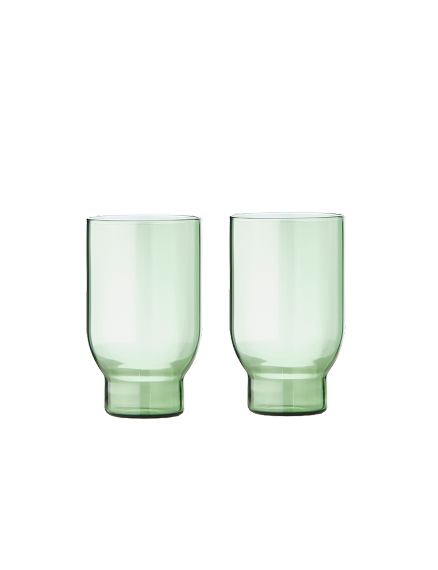 Wasserglas Grün – Mundgeblasen & Zeitlos