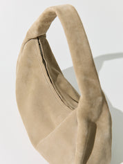Suede Large Bon Bon Bag - Rock