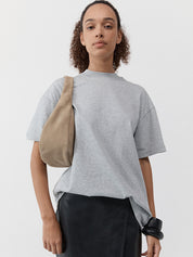 Suede Large Bon Bon Bag - Rock