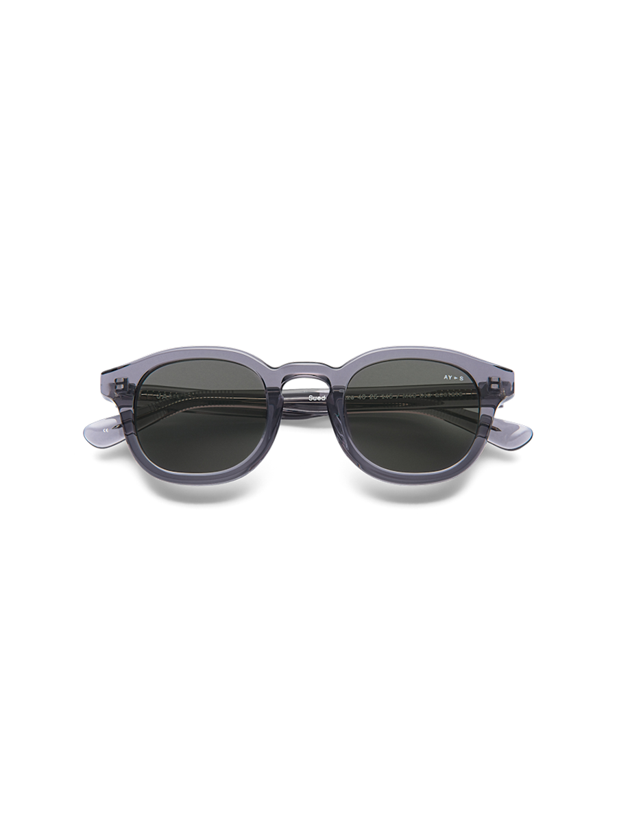 Sunglasses Suede Transparent Grey