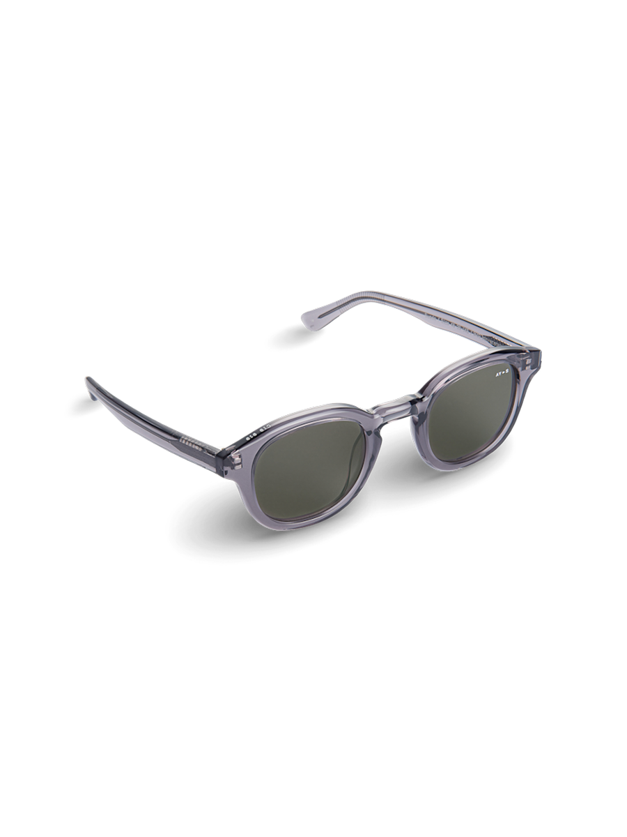 Sunglasses Suede Transparent Grey