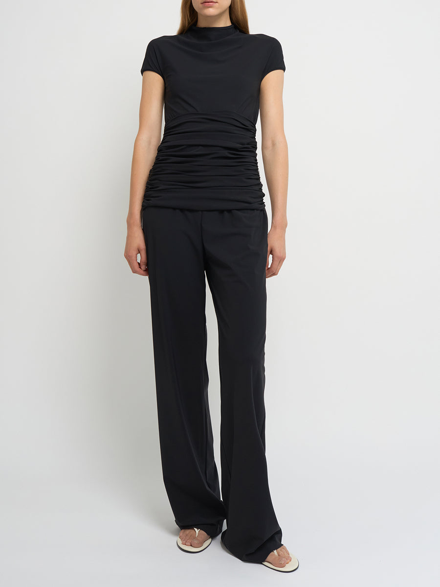 Wide Fit Pants - Black