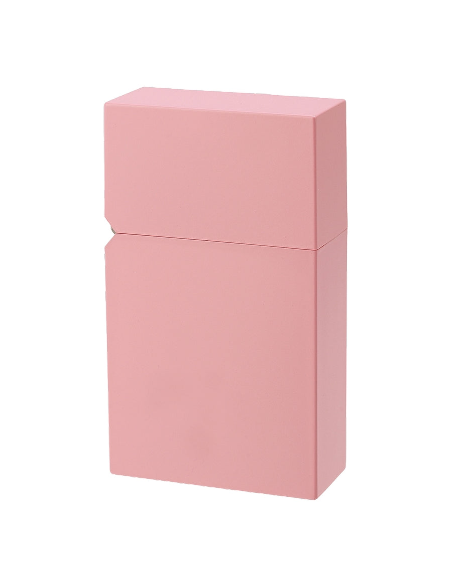 Tsubota Pearl Hard-Edge Feuerzeug in Sakura Pink Frontansicht Produktfoto Freisteller