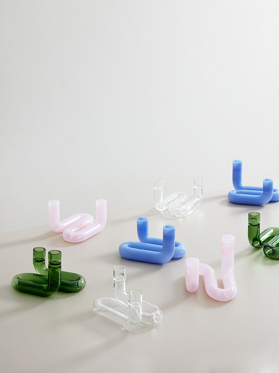 Wave Kerzenständer Rosa