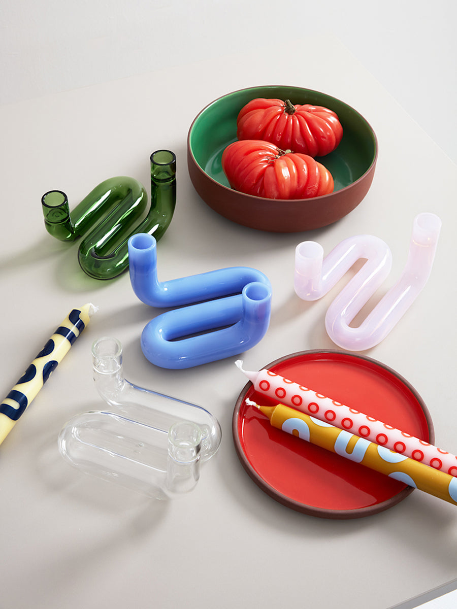 Wave Kerzenständer Grün