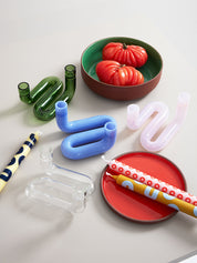 Wave Kerzenständer Grün