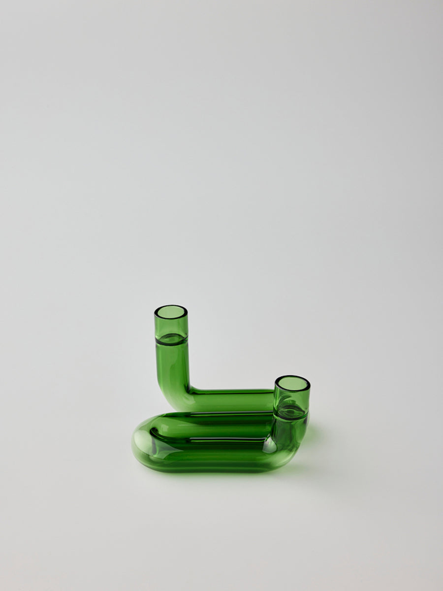 Wave Kerzenständer Grün