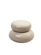 We Are Studio Studio Bijou Jar Dose Beige Frontansicht