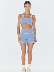 Crop Top Denim Blue