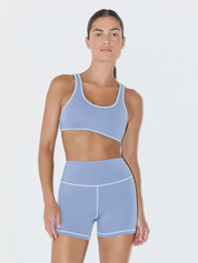 Crop Top Denim Blue