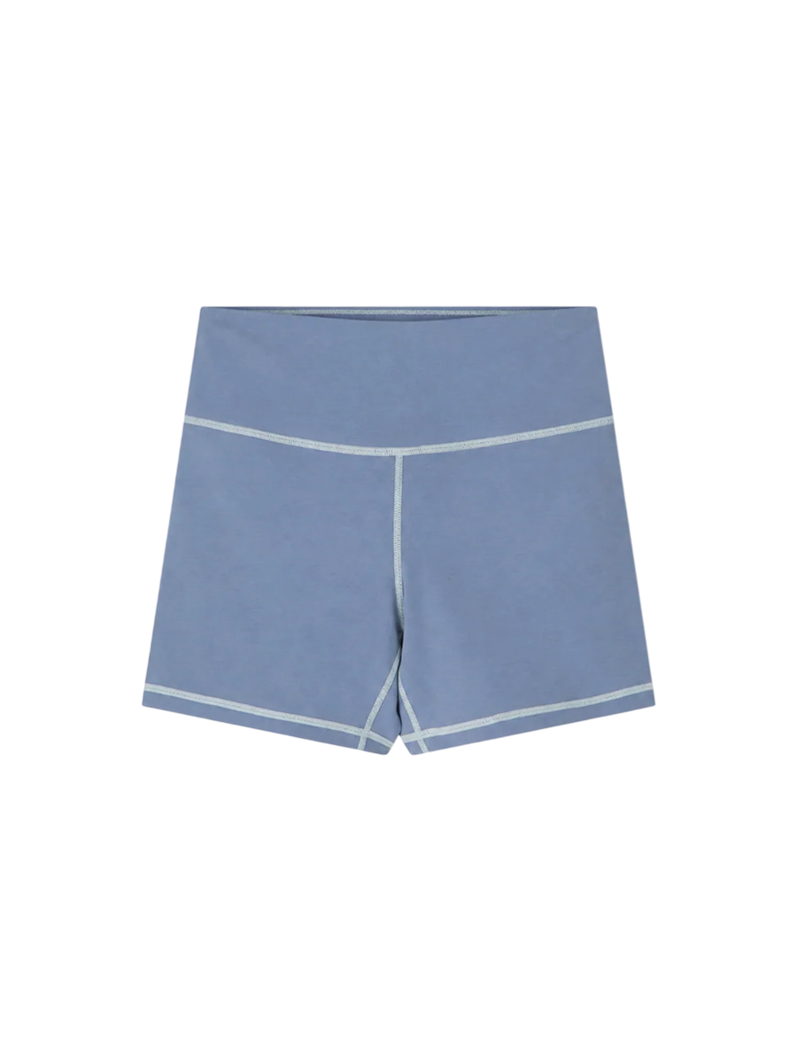4 Inch Bike Short Denim Blue