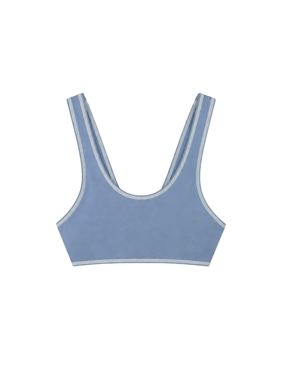 Crop Top Denim Blue