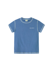 Contrast T-Shirt Denim Blue
