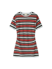 T-Shirt Knit Dress Bold Stripe