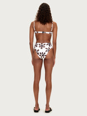 Chocolate Flower High Full Brief Bikini Bottoms