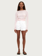 Soft Pink Long Sleeve Shirt