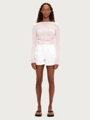 Soft Pink Long Sleeve Shirt