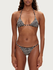 Textured String Brief - Spot