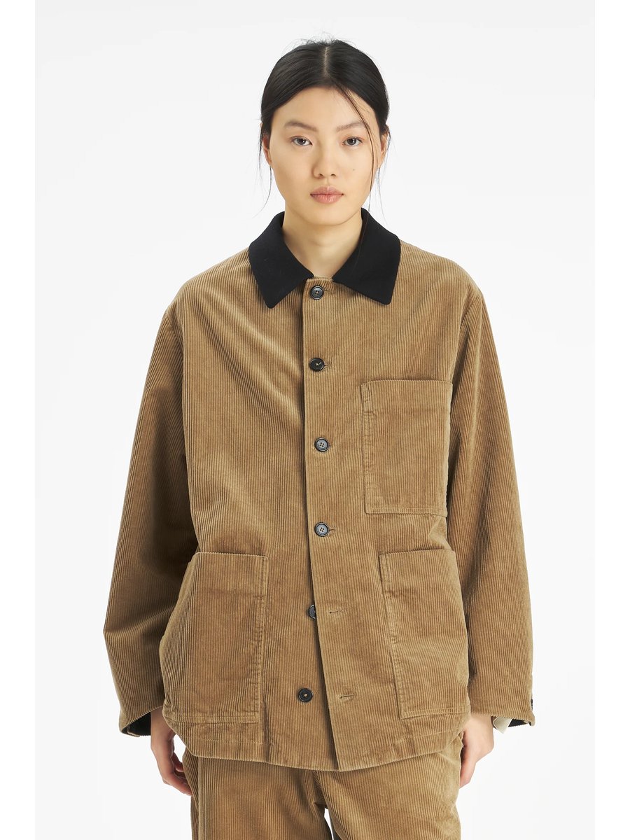 Barena Venezia Overshirt Geppetto Cognac – Detailbild 2