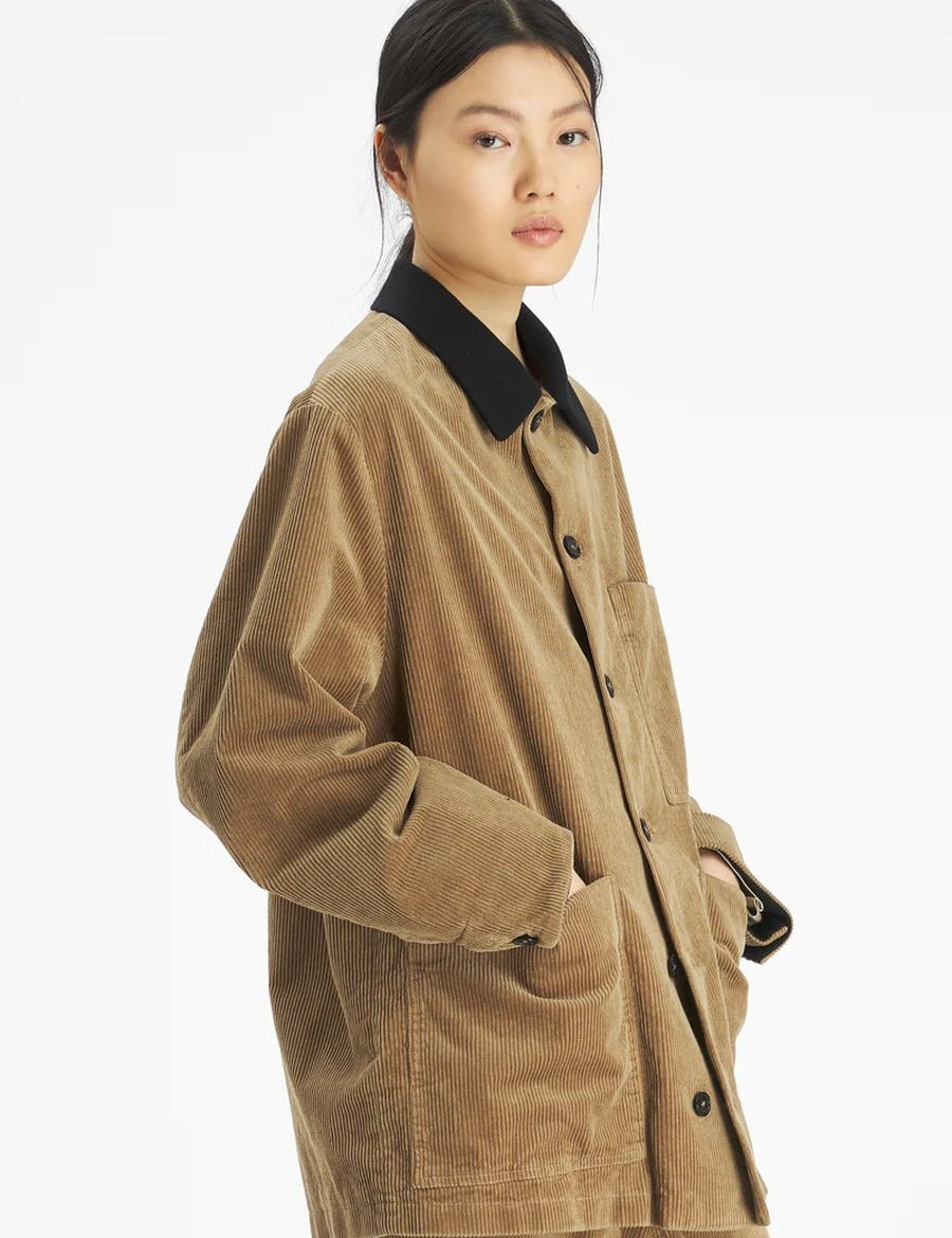 Barena Venezia Overshirt Geppetto Cognac – Detailbild 3