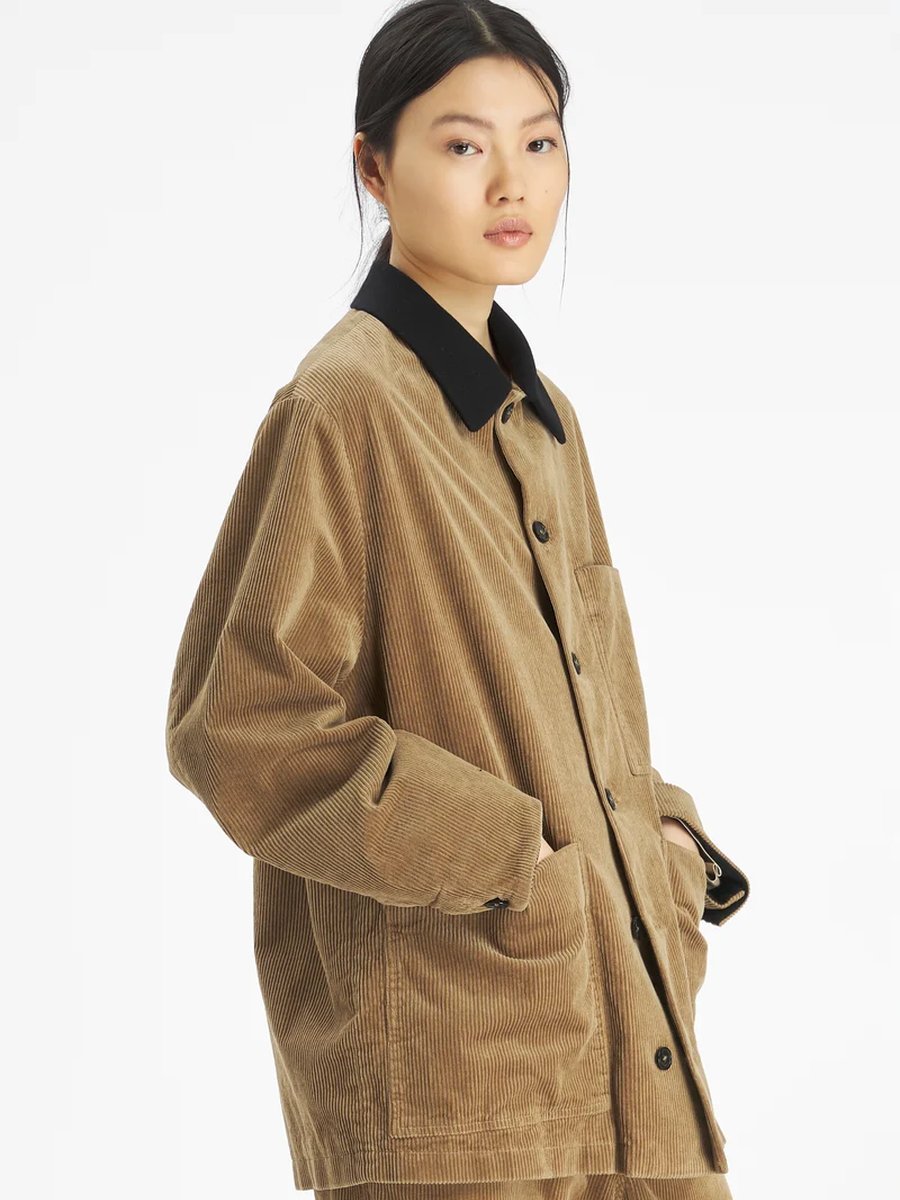 Barena Venezia Overshirt Geppetto Cognac – Detailbild 3