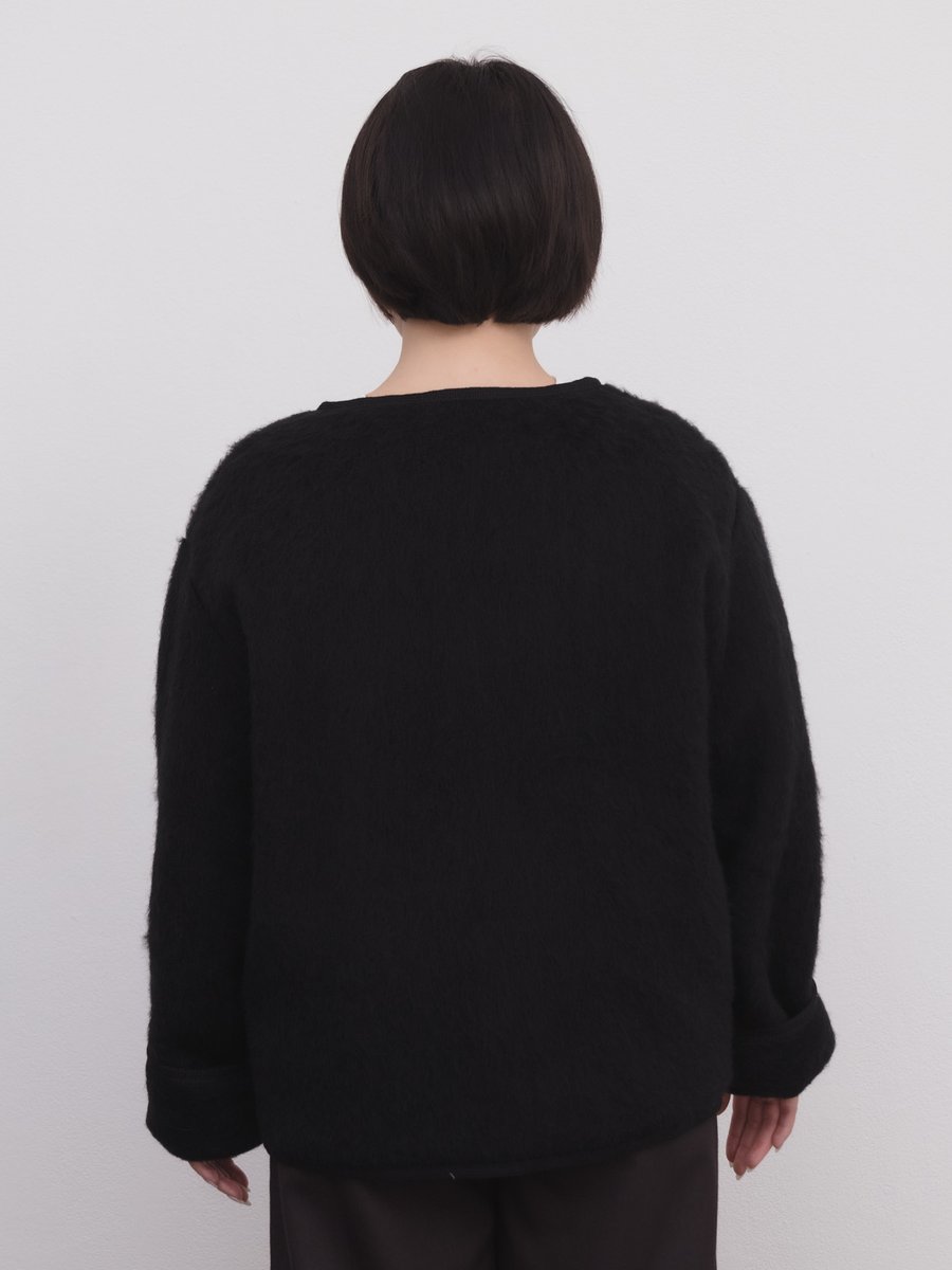 Baserange Enki Jacket Black – Detailbild 2