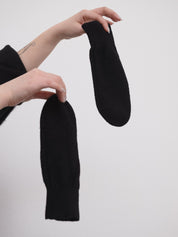 Baserange Enso Mittens Black – Detailbild 2