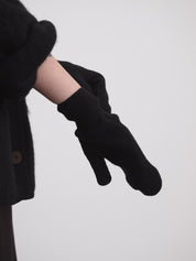 Baserange Enso Mittens Black – Detailbild 3