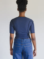 Omato 3/4 Shirt - Preston Blue