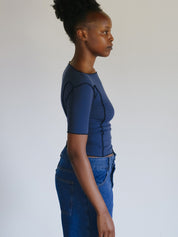 Omato 3/4 Shirt - Preston Blue