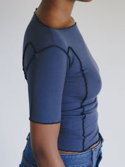 Omato 3/4 Shirt - Preston Blue