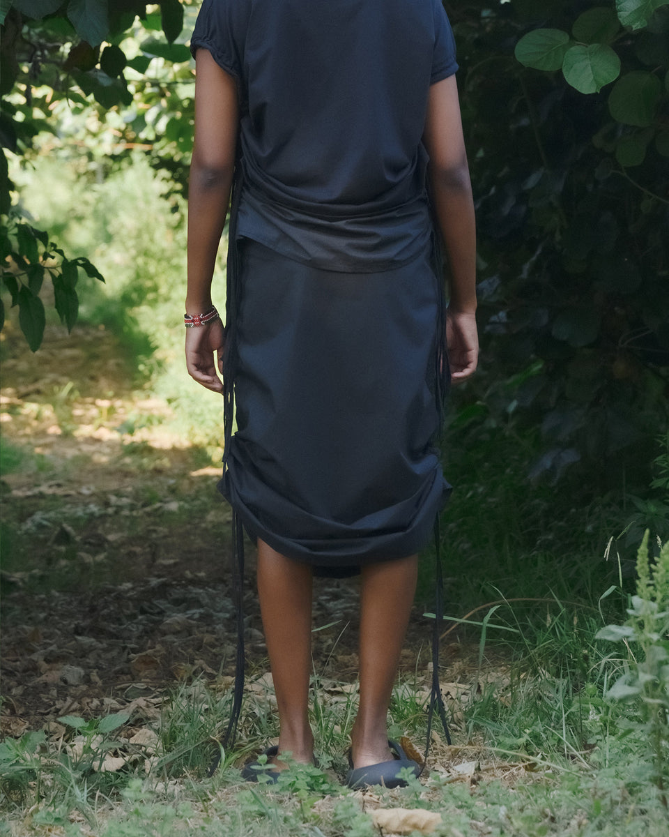 Pictorial Skirt - Black