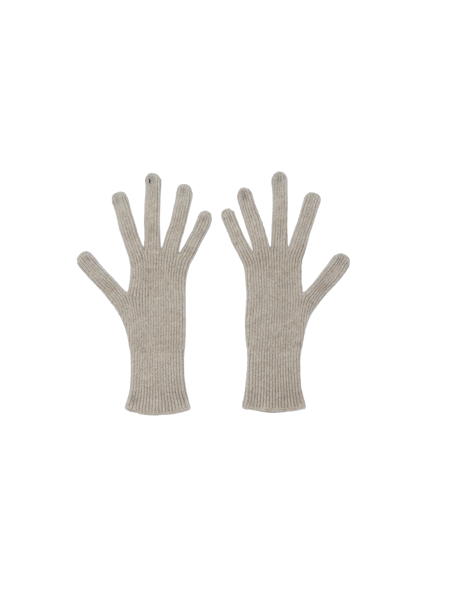 Baserange Ribbed Gloves Camel – Detailbild 4