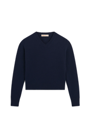 &Daughter Sligo V-Neck Dark Navy – Detailbild 5