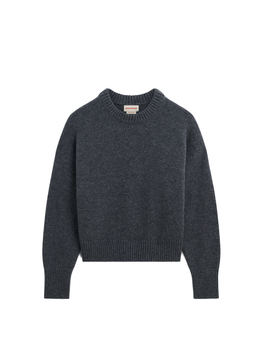 &Daughter Sora Slouch Crew Derby Grey – Detailbild 4