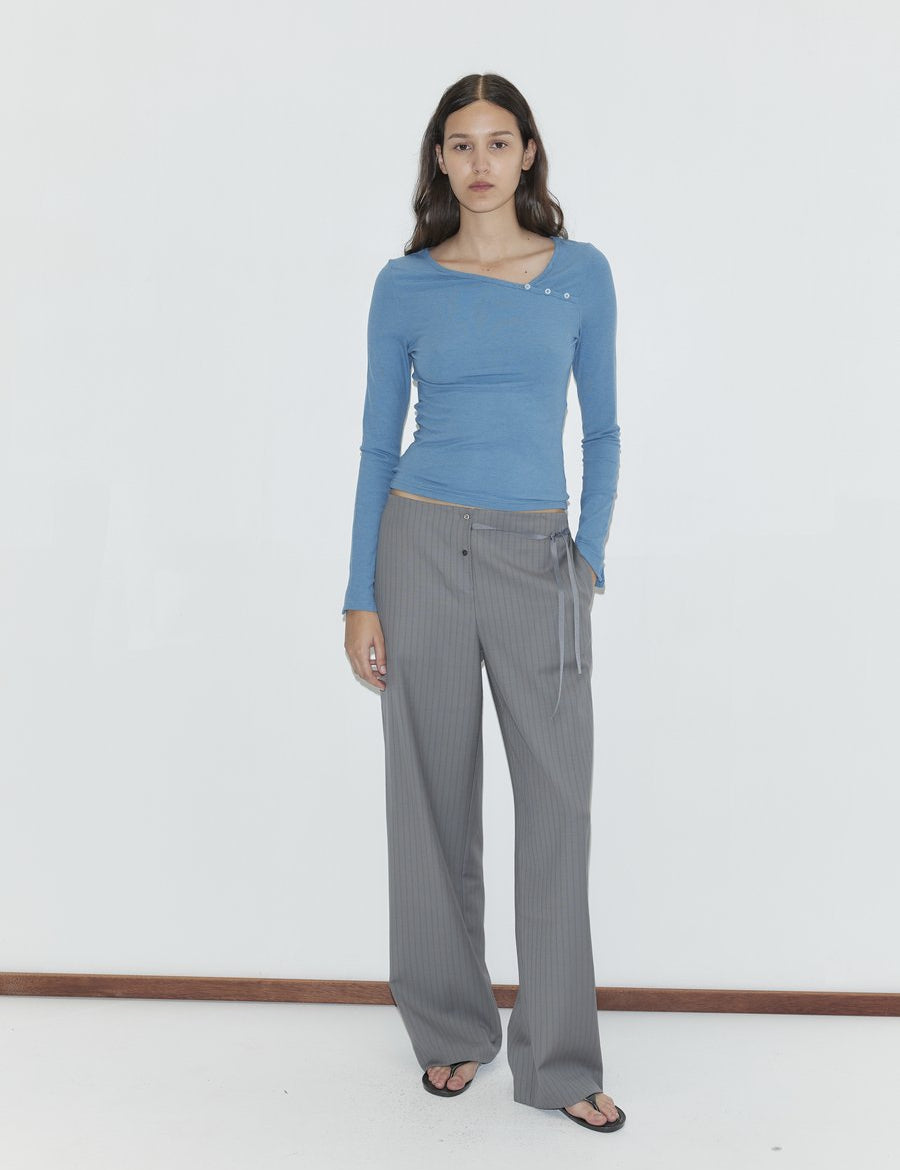 Deiji Studios Boxer Pant Grey Stripe – Produktbild