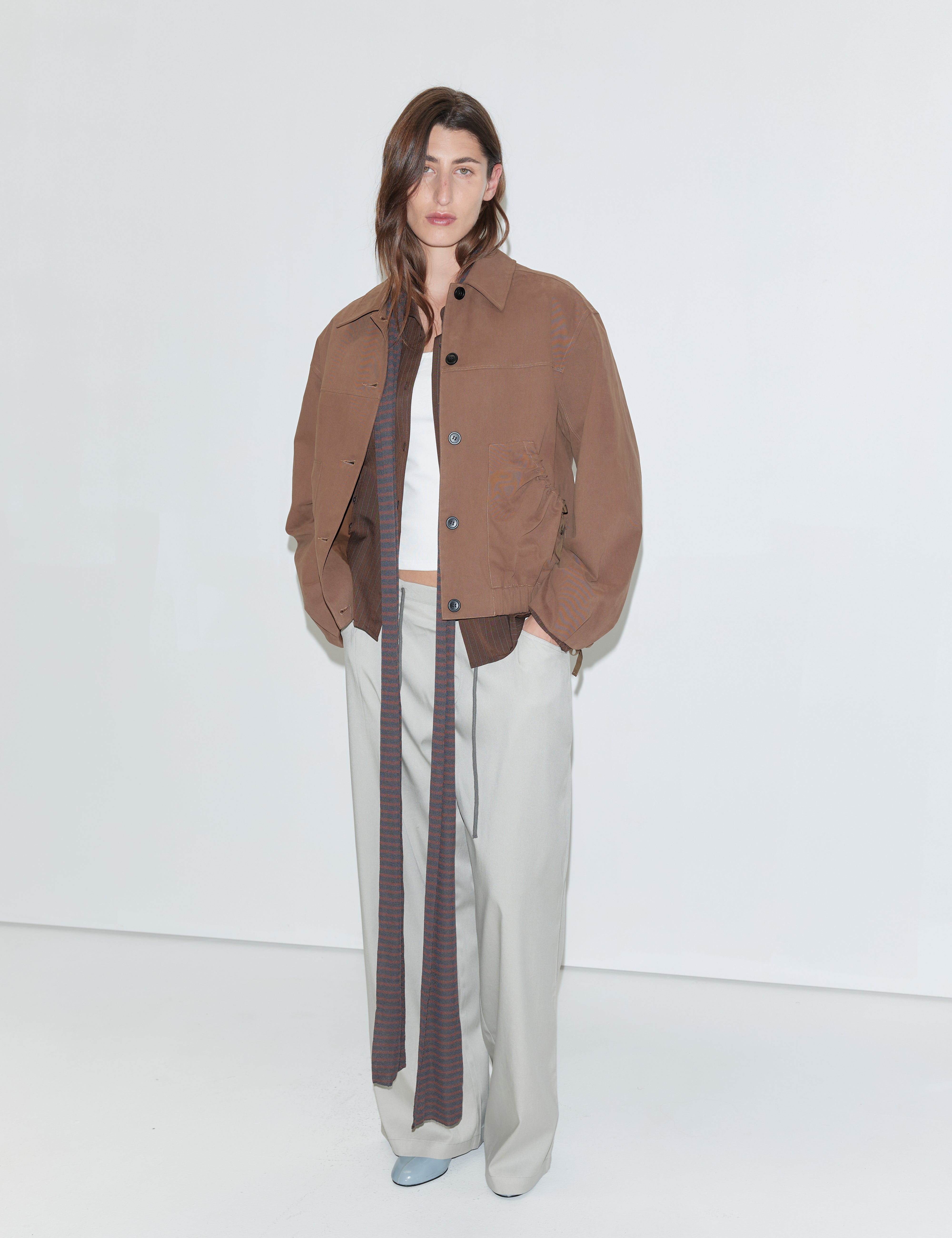 Deiji Studios Button Up Jacket Brown – Produktbild