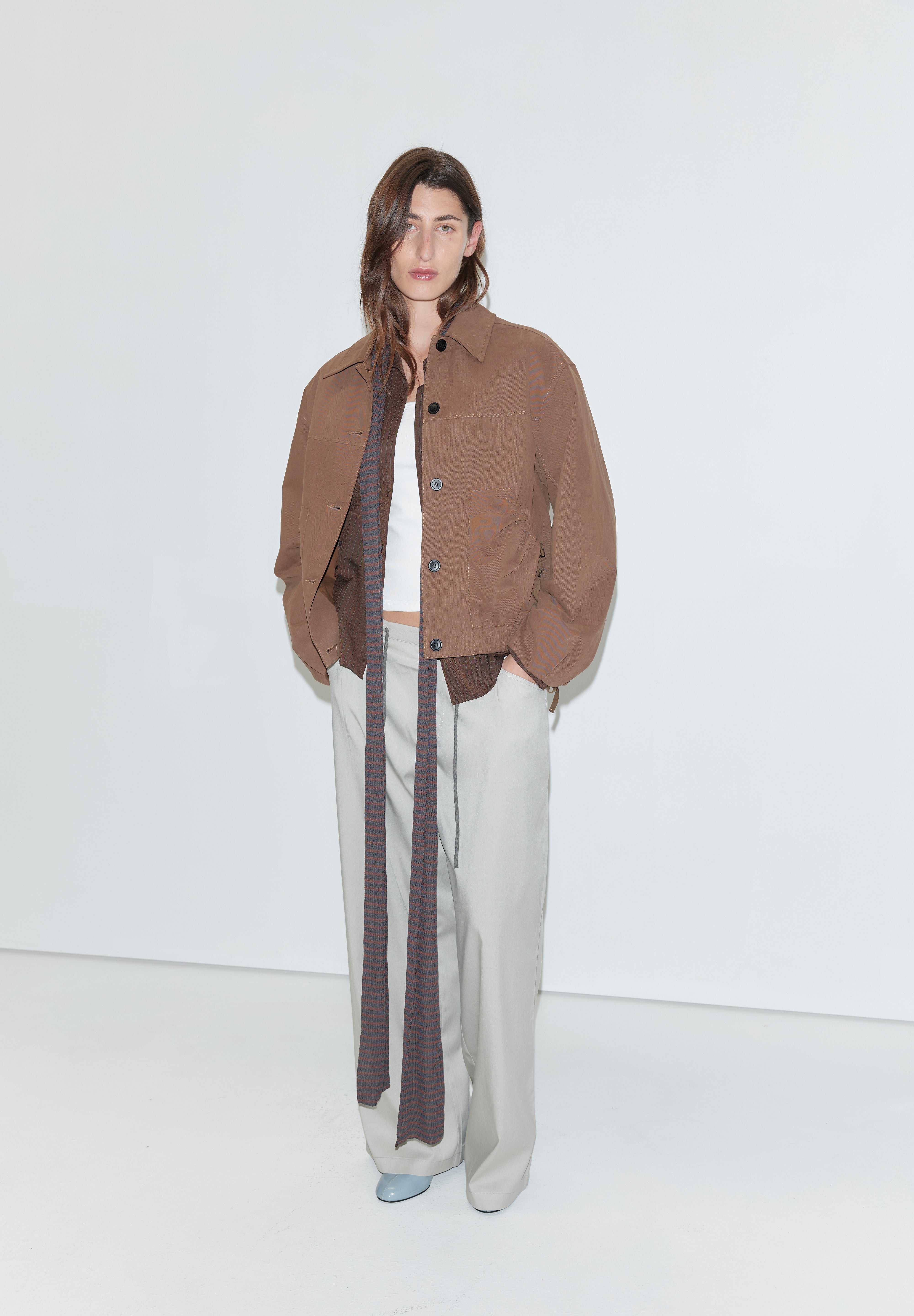 Deiji Studios Button Up Jacket Brown – Produktbild