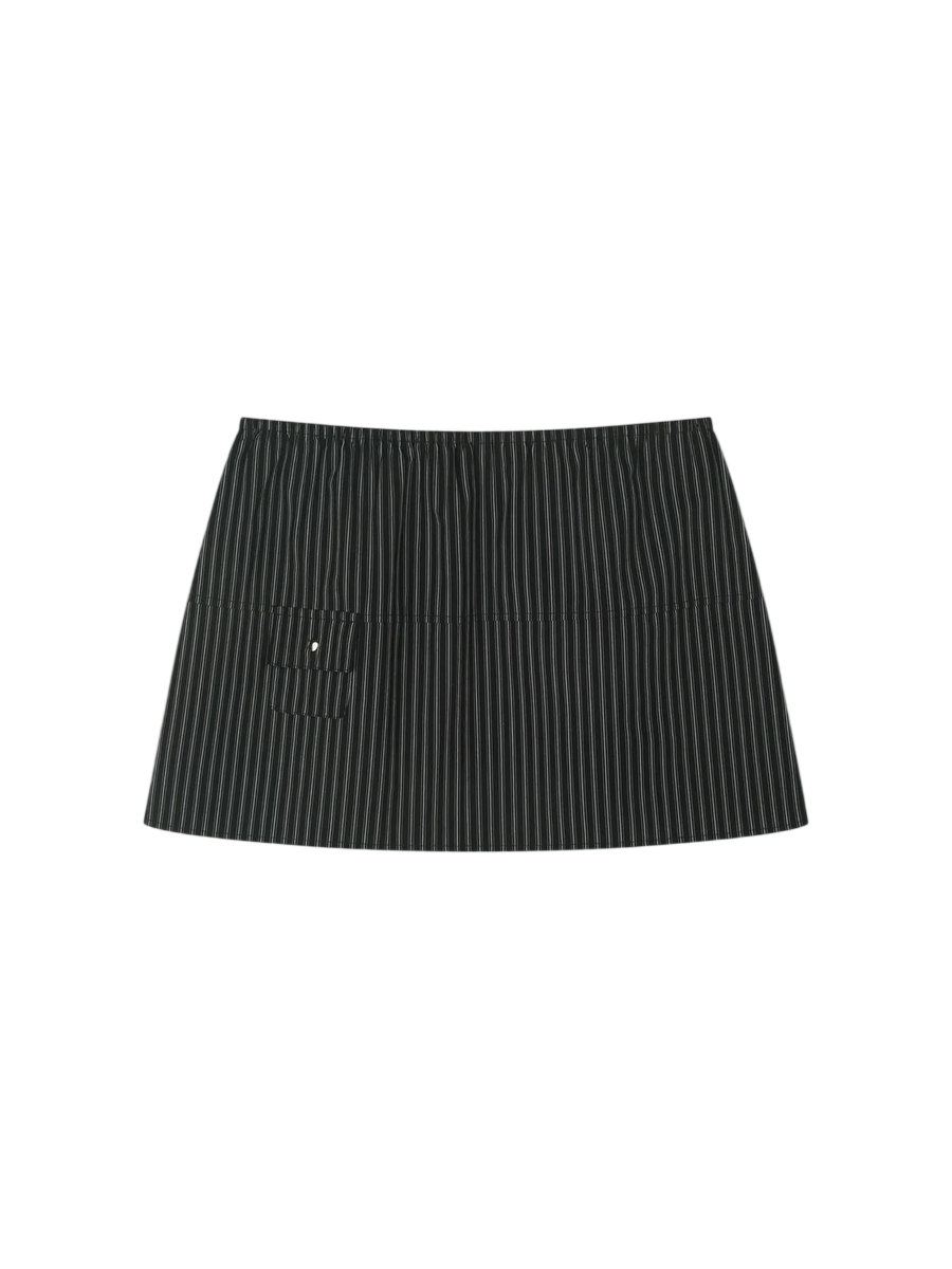 Deiji Studios Pocket Skirt Mono Stripe – Detailbild 1