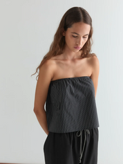 Deiji Studios Pocket Skirt Mono Stripe – Detailbild 4