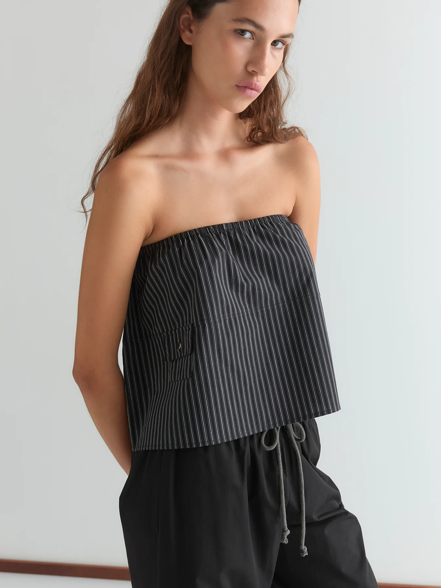 Deiji Studios Pocket Skirt Mono Stripe – Detailbild 5