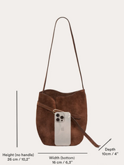 Liffner Belted Bucket Bag Navy – Detailbild 1