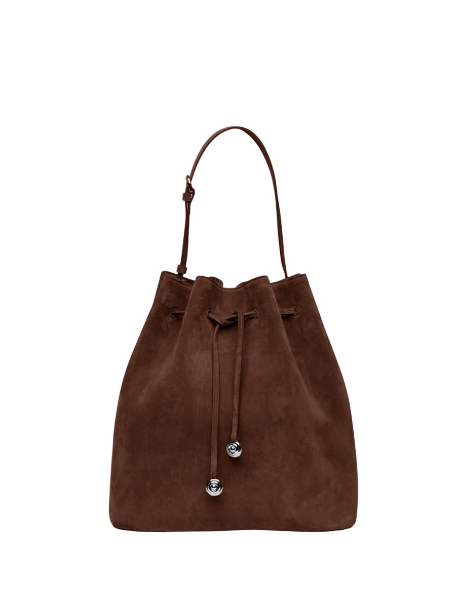 Liffner Charm Bucket Dark Brown – Produktbild