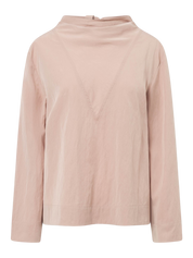 Rue de Tokyo Bluse Semira Crinkled Tencel Rose – Detailbild 4