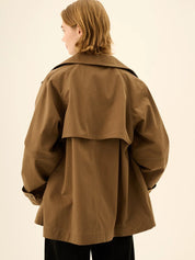 Rue de Tokyo Cajsa Trench Dark Brown – Produktbild